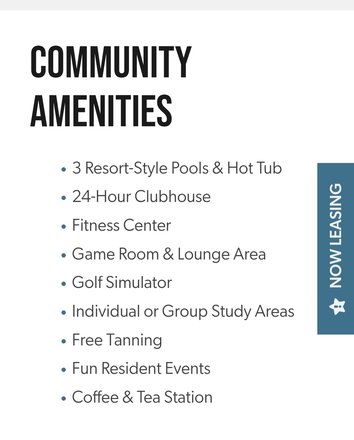Community amenities - The Quarters mankato Apartments
