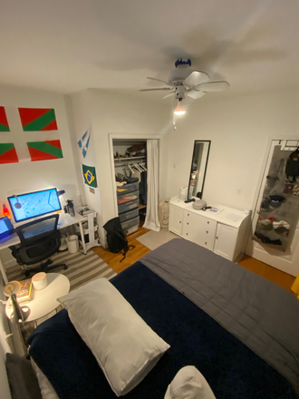 Bedroom Angle 3 - 617 Mass Ave. - Brownstone Apt. - 4 MONTH, 6 MONTH OR 8 MONTH AVAILABLE