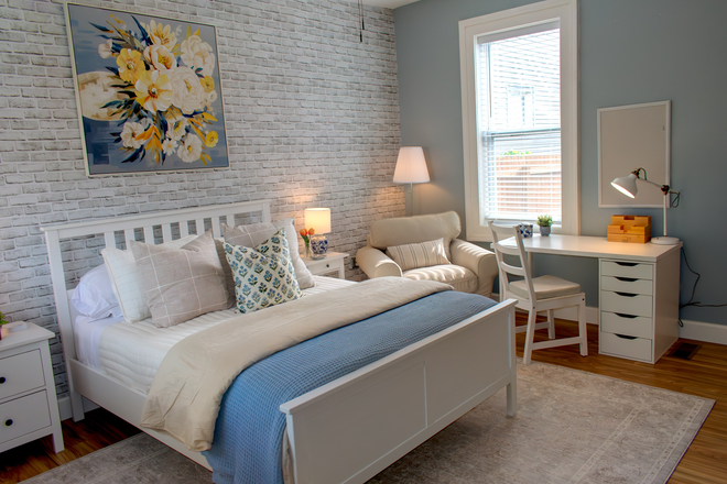 Bedroom 2 - Fully Furnished 1200 Sqft 2 beds/2baths 5 min drive from Purdue Duplex