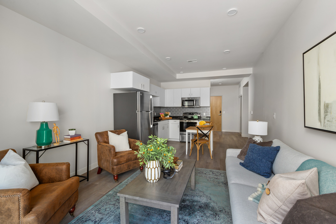 Living Room - Union at the Grove Apartments