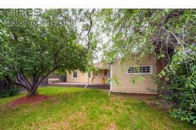 Backyard - South Boulder Charmer with Private Backyard in Excellent Location House