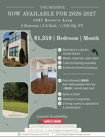 Reserve 3: Reserve Loop 1867!!! - THE RESERVE - Reserve Loop 1867 - AVAILABLE AUGUST 1, 2026