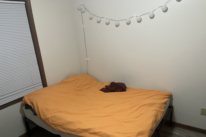 Bedroom located at the front of the hallway located to the right - Bk management apartments