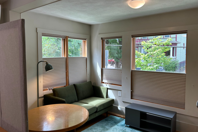 Sitting area - Cambridge bed/sit rm  in family home 20 min. to Harvard Sq by bus