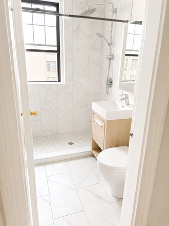 Fully Renovated Bathroom - Spacious 1-bd apartment in the heart of Cleveland Circle, NO fee, fully renovated, in-unit laundry