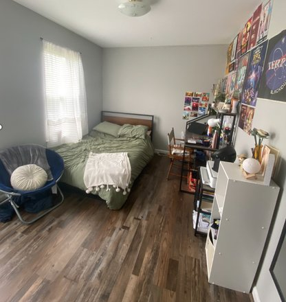 Upstairs Bedroom 2 (Furniture Not Included) - 4 Rooms in 5 Bed, 3 Bath House