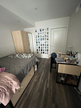 Bedroom - Full furnished apartment 5 min walk from Bart, in unit washer/dryer, has a lot of light