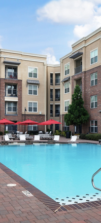Pool view - The Crimson Apartments