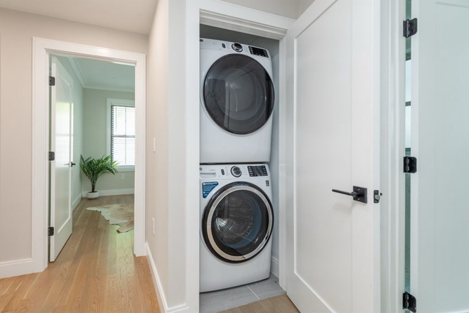 Washer and dryer inside for laundry - Newly constructed large modern house close to Northeastern