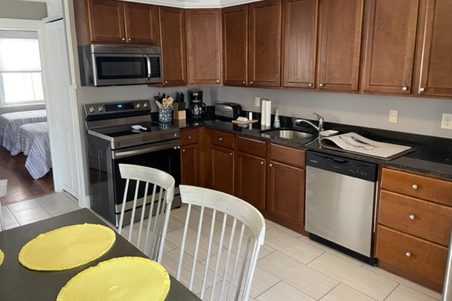 Fully applianced Kitchen, table and chairs - 19 Ashbrook Road Narragansett, RI 02882 Duplex