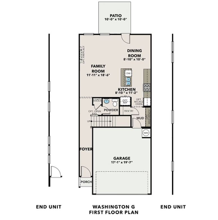 1st Floorplan - 1 BR w/ Private Bathroom at Brand New Townhome Only 1 Mile Away From Marietta Campus.