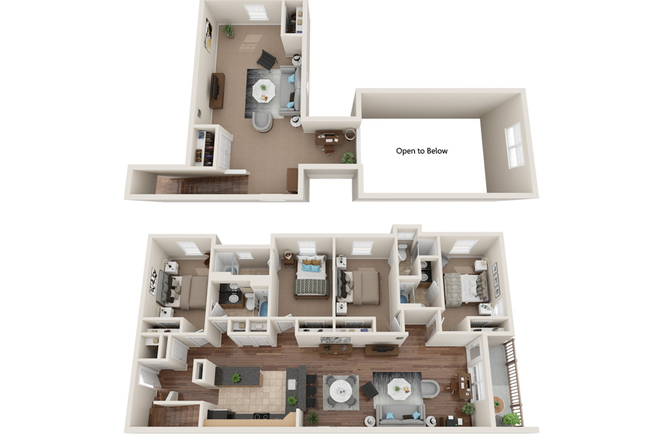 Unit Floorplan - Clemson Lofts **FREE 1ST MONTH'S RENT**
