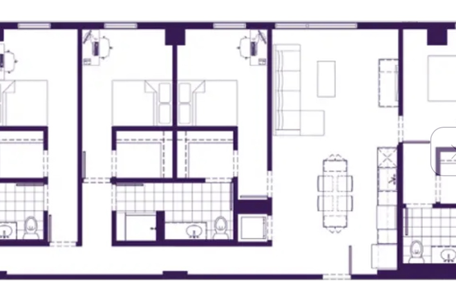 Apartment Layout - Affordable Apartment less than two blocks away from campus (All-girl roommates)