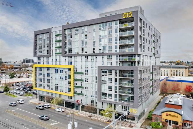 Building View - The 515: One Bed/One Bath. First month free! Apartments