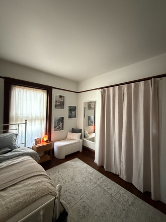 Bedroom right corner and closet - One Bedroom Sublease on The Hill (10th St) Apartments