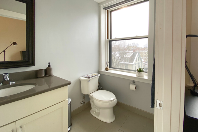 Private bathroom - Furnished Bedroom w private bathroom in renovated Harvard Square shared apartment|No broker fee