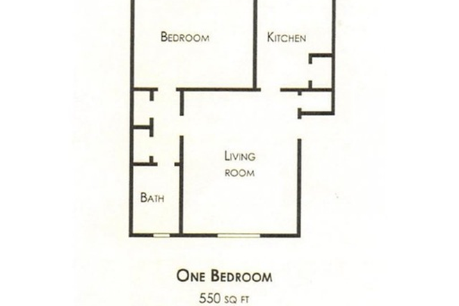 Plan - Sublease Available – 1 Bedroom, Great Location in Larchmont!