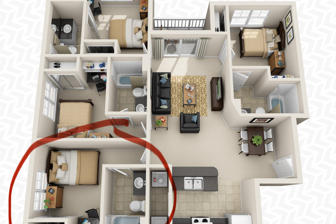 Unit for rent - Campus Crossings