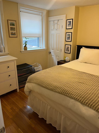 Bedroom (frame and dresser for sale) - Beacon Hill (Cambridge St) 1 bed, 1 bath, dishwasher, pet friendly Apartments