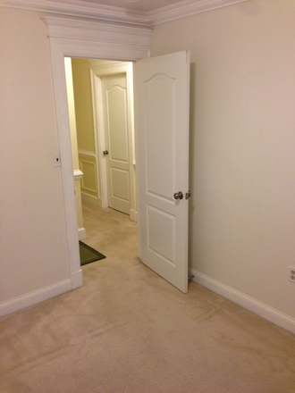 View from inside hallway bedrooms which lets out into the hallway. Carpeted and sunny. - Bedroom in big comfortable house available close to UMD campus