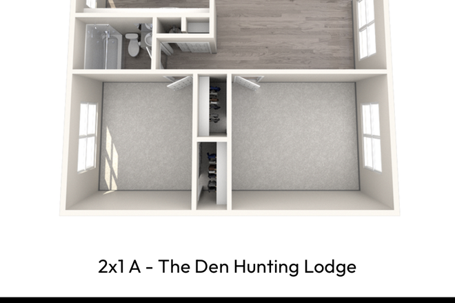 Floor plan - Sublet at Hunting Heights Apartments