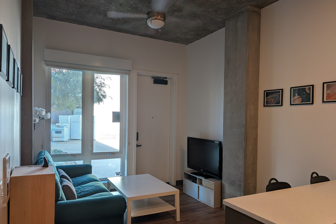 Living room & front door - SUMMER SUBLEASE: 2BR1B UCI ON-CAMPUS HOUSING Apartments