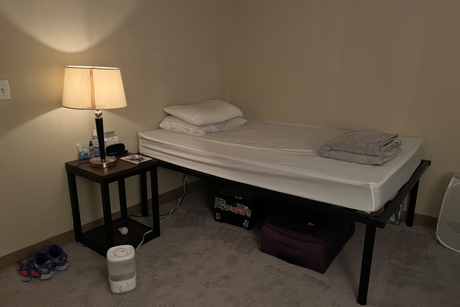 Bedroom-Bed - Apartment for Sublease near UTK, Knoxville || Men Preferred!
