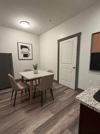 Eating area - Fully Furnished Studio Available One Block from Peabody Shuttle Stop Apartments