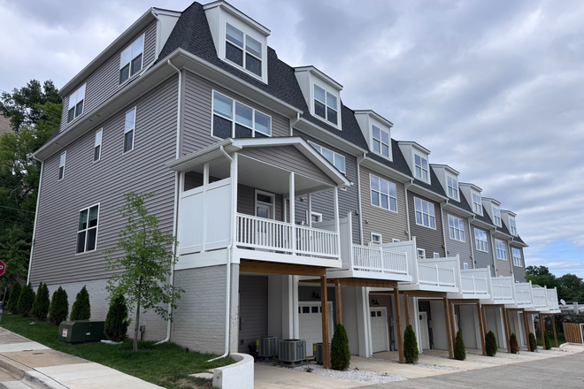 Rear of the homes - BRAND NEW Townhome