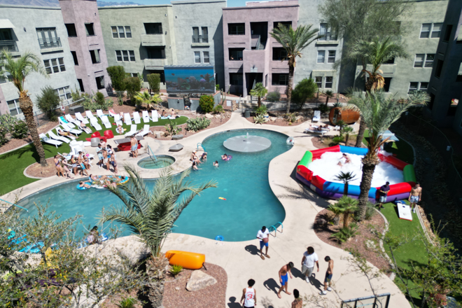 Pool Area - Stone Avenue Standard Apartments