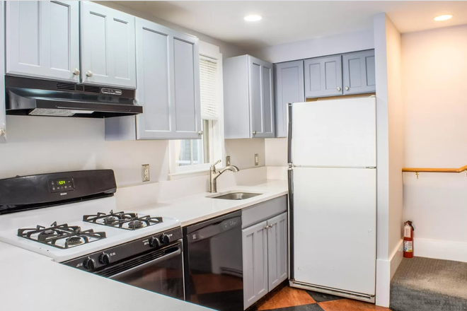 Kitchen - 3-BR Townhouse Apartment on Quiet Tree-Lined Street, Red Line
