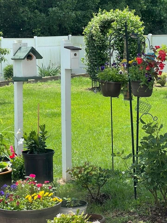 Backyard - Large Furnished bedroom with private bathroom available House