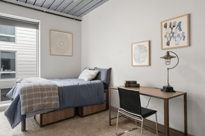 Bedroom - Sublet in four-person suite in Edge Merrimack River Apartments