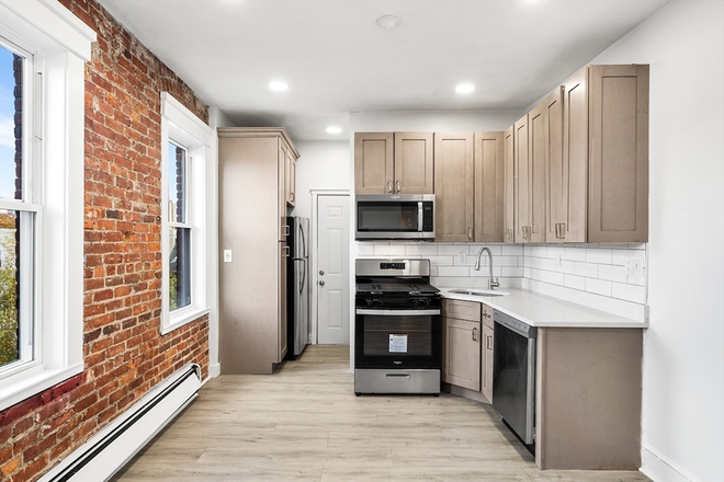 Image of the Kitchen - 1 Bedroom Available in Newly Renovated Apartment! Includes living space and new appliances!