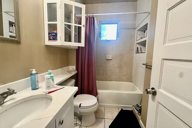 Bathroom (second floor) - Large Furnished Room Sublet for Spring 2026 Duplex