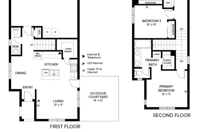 Bedroom 2 - Alturas Townhome