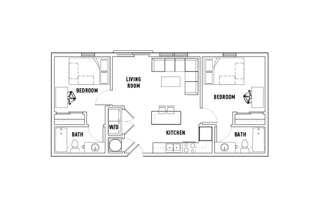 Floor Plan - Chauncey Square Apartments