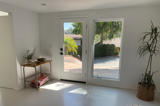 living space + patio - Guest Unit For Rent Apartments