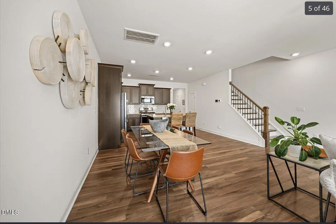 Dining Room/Living Room - No Carpet. No Landlord. Move-In Ready 3BR Townhome Minutes from Duke