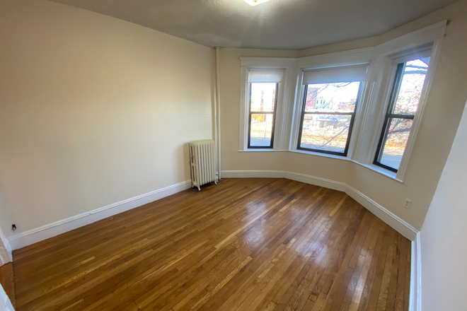 Living room - NO FEE Pet-friendly Comm Ave 1 bed at a studio price! HT/HW incl, right near BU. Ref #80562530 Apartments