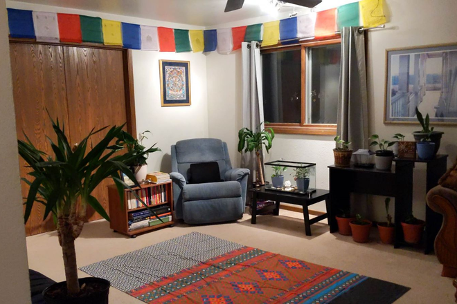 Living room - 1 bedroom, 1 bathroom condo in Iowa City, close to UI and UIHC.