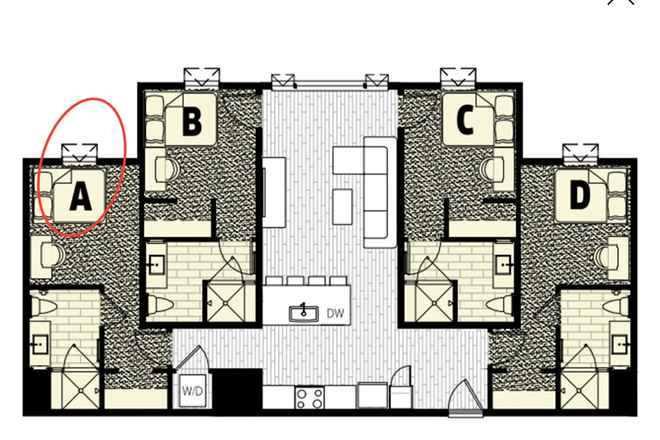 Room A - Subleasing for Fall 2026 $1,029/monthly! Apartments
