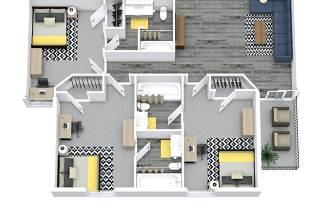 Floorplan - Station 21 (Apartment relet)