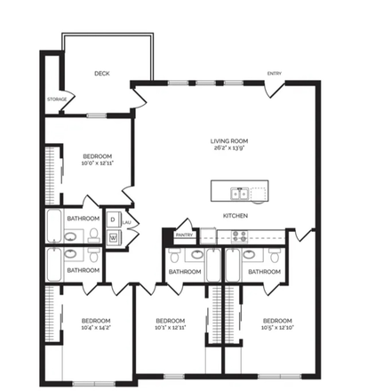 Floor plan - 1BED/BATH Sublease at the Seasons Apartments FOR $839/month