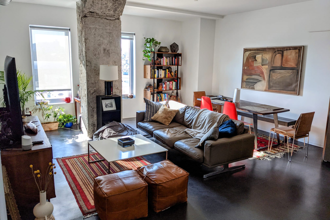 Open Concept Living & Dining Room - MIT family renting 1.5BR – walk to campus, T & Bluebikes, near shops & cafes