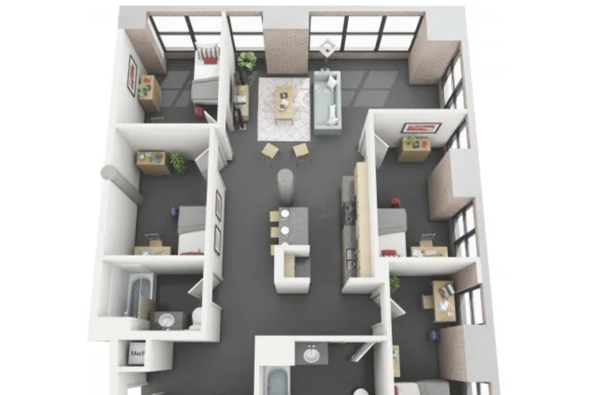 Floorplan of Jordan at Letterman - Letterman Chicago