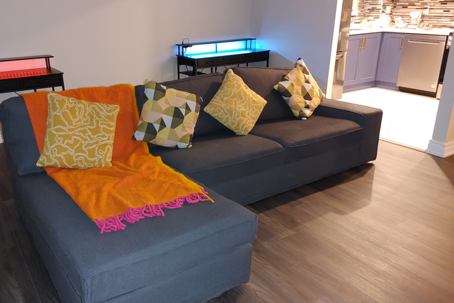 Living Room - Newly Renovated and Furnished  2 Bedroom Condo