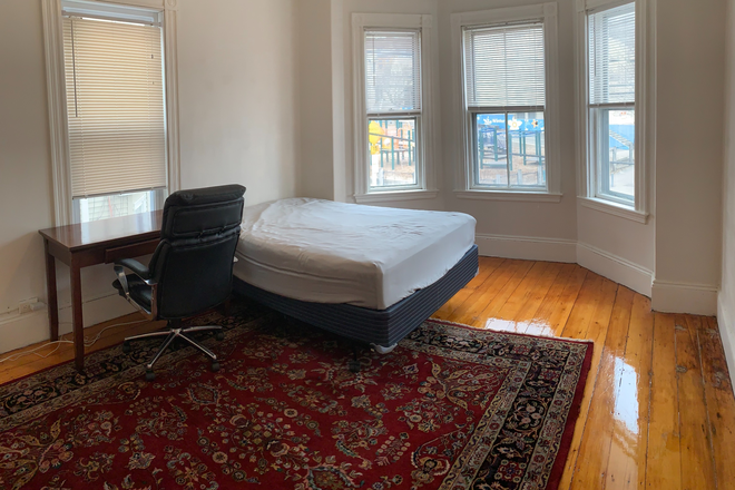 Bedroom - 2 Rooms in Mission Hill — Female Household — $1,100 & $1,000