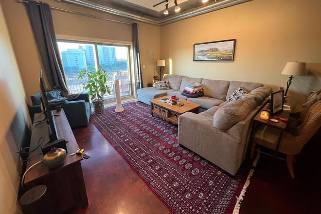 Living Room - Bee Street Lofts Apt 507, Walking Distance to Campus