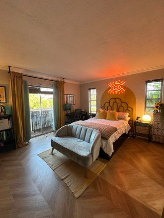 Bedroom - Madrid Towers Condo, In the Heart of Coral Gables
